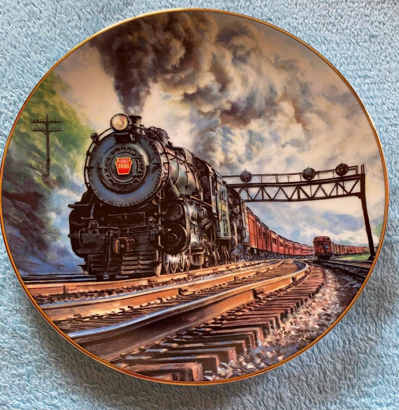 Vintage Railroad Collector PlateThe Pennsylvania K4 Etsy
