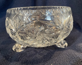 Vintage Lead Crystal Bowl
