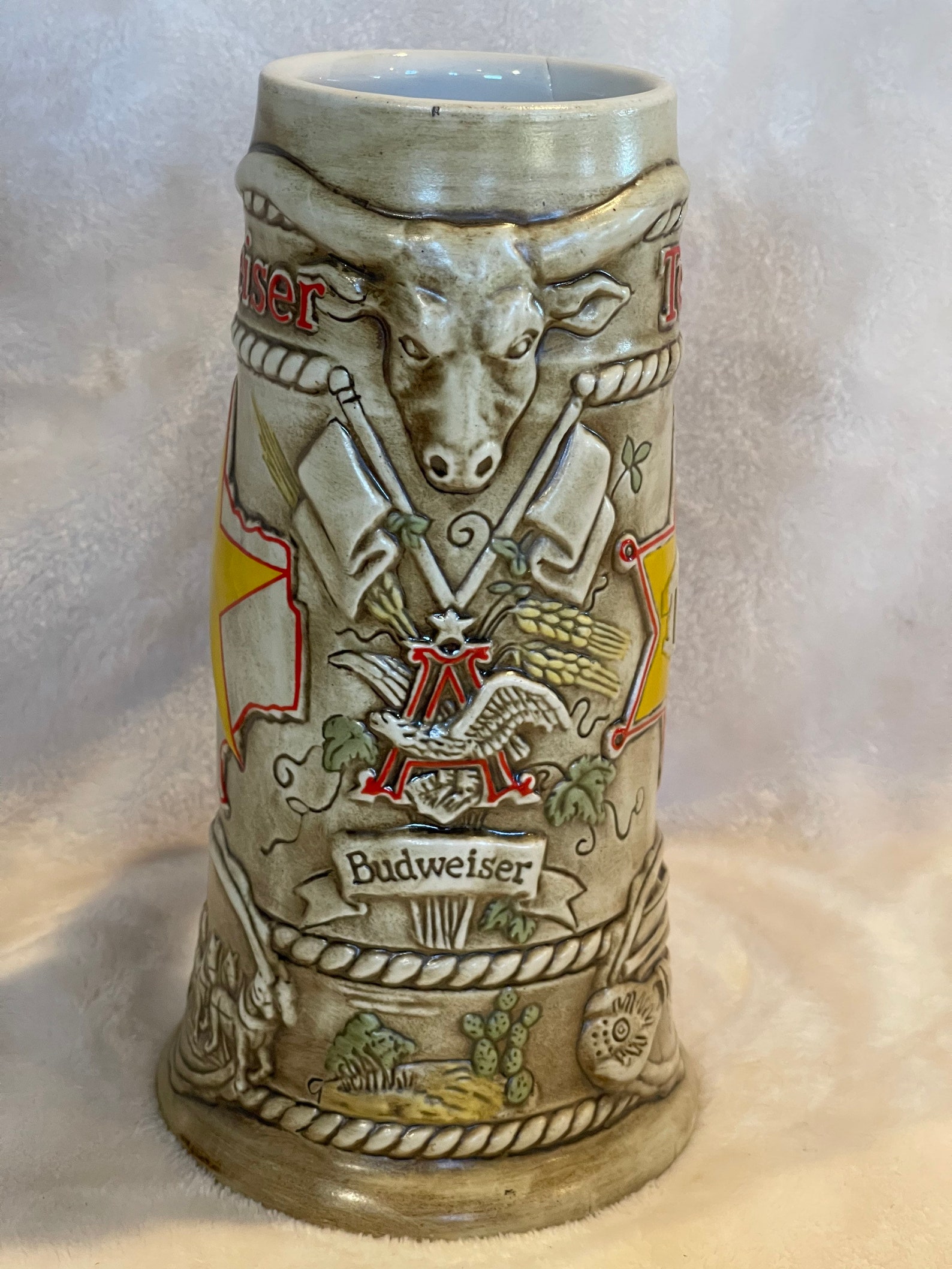 Vintage Anheuser Busch Beer Mugtexas Etsy