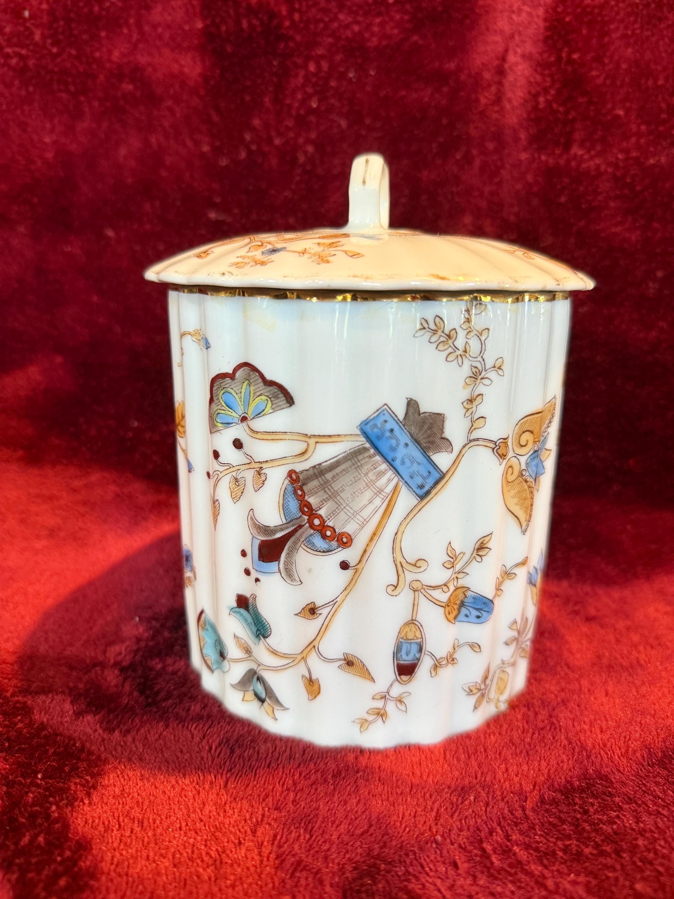 Dresden Porcelain Jar - Etsy
