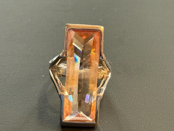 Vintage Gemstone Silver Ring - image 18