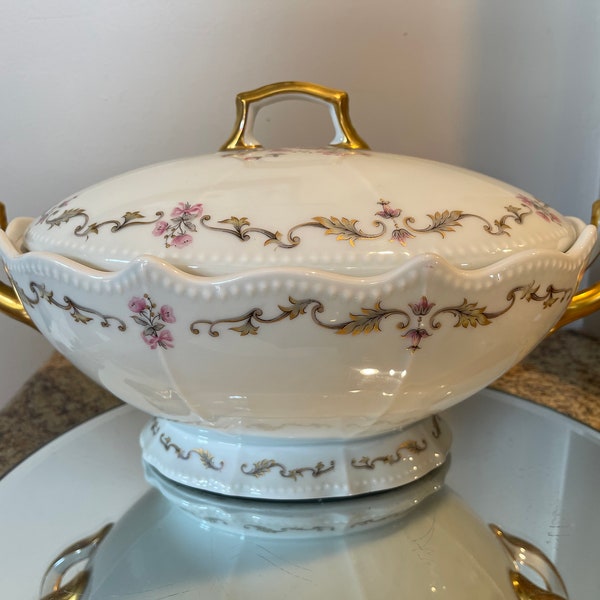 Antique Limogue Chapus Freres Soup Tureen