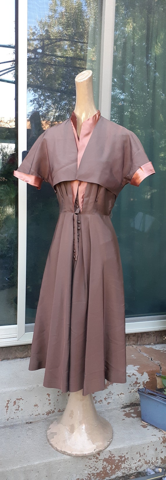 Doris Dodson Junior 2 piece vintage dress