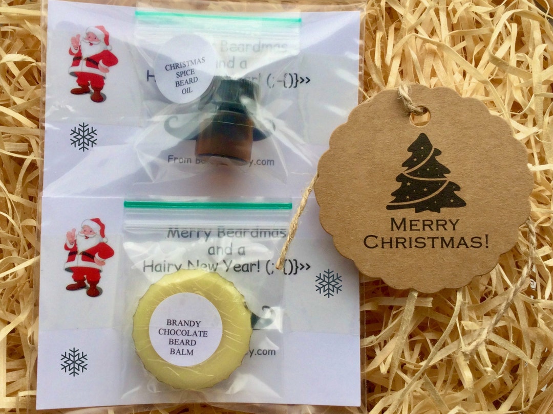 Christmas Beard Oil and Balm Samples Pack Men's Beard Etsy