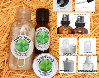 Beard cleaning, grooming maintenance kit. Beard conditioner oil, hydrating balm, wash shampoo combi pack. Choose your own scent, BaldyBeardy