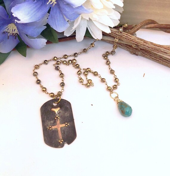 Religious dog tag necklaces deals