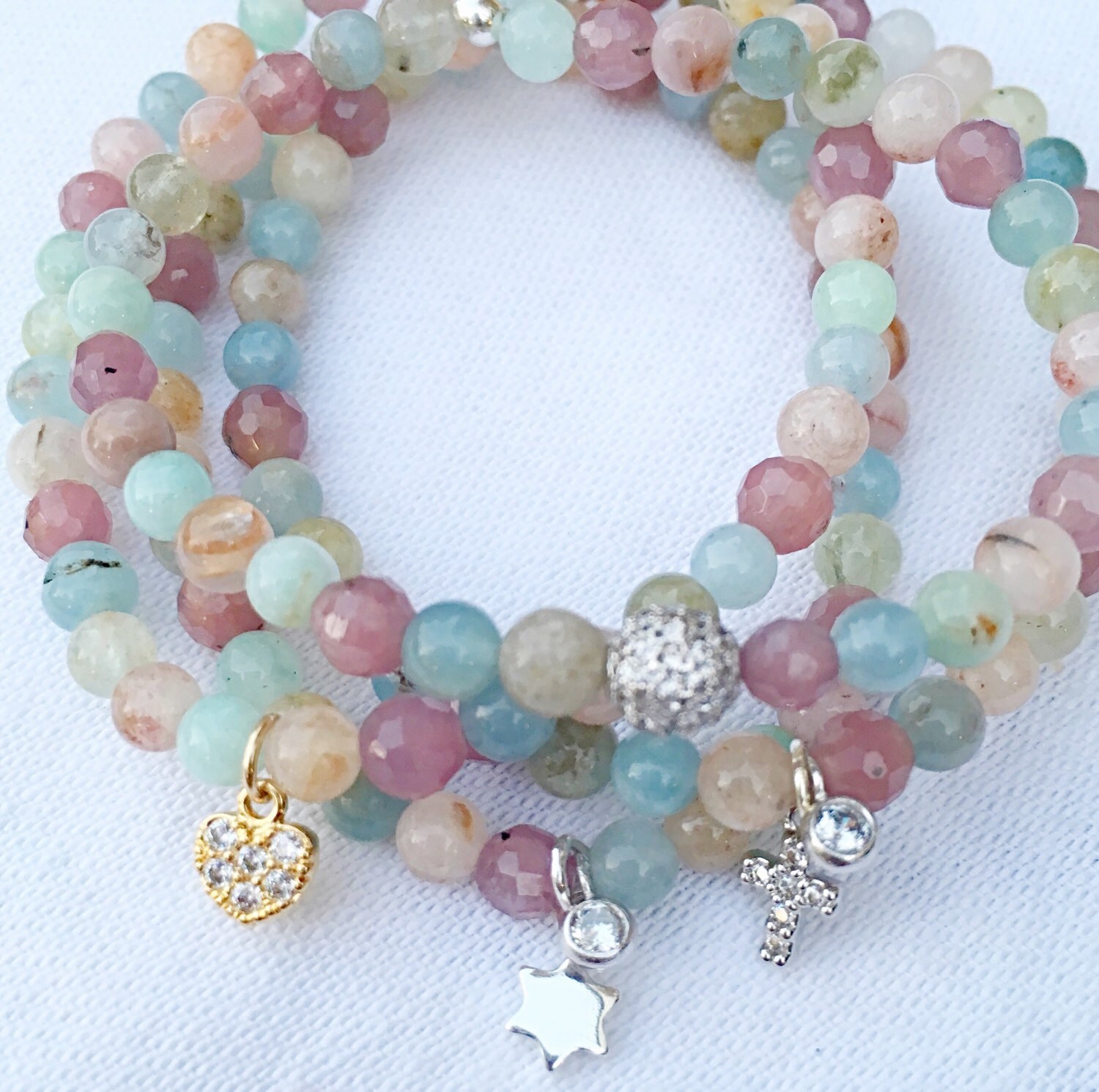 Children's Charm Bracelets Children's Charm Stretch Etsy