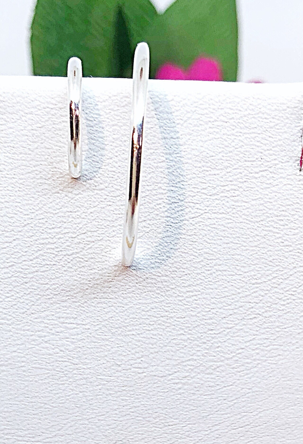 Silver Plated Spring Closure Hoops, Hoops for Non-pierced Ears, Clip on ...