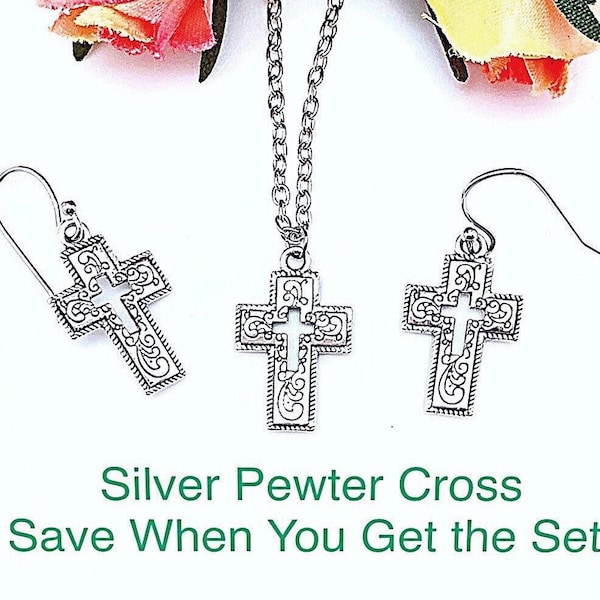 Cross Within a Cross Necklace Etsy