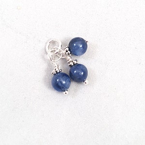 Lapis Lazuli Stacked Charm Interchangeable Charm Necklace Cluster Charm Drop Charm