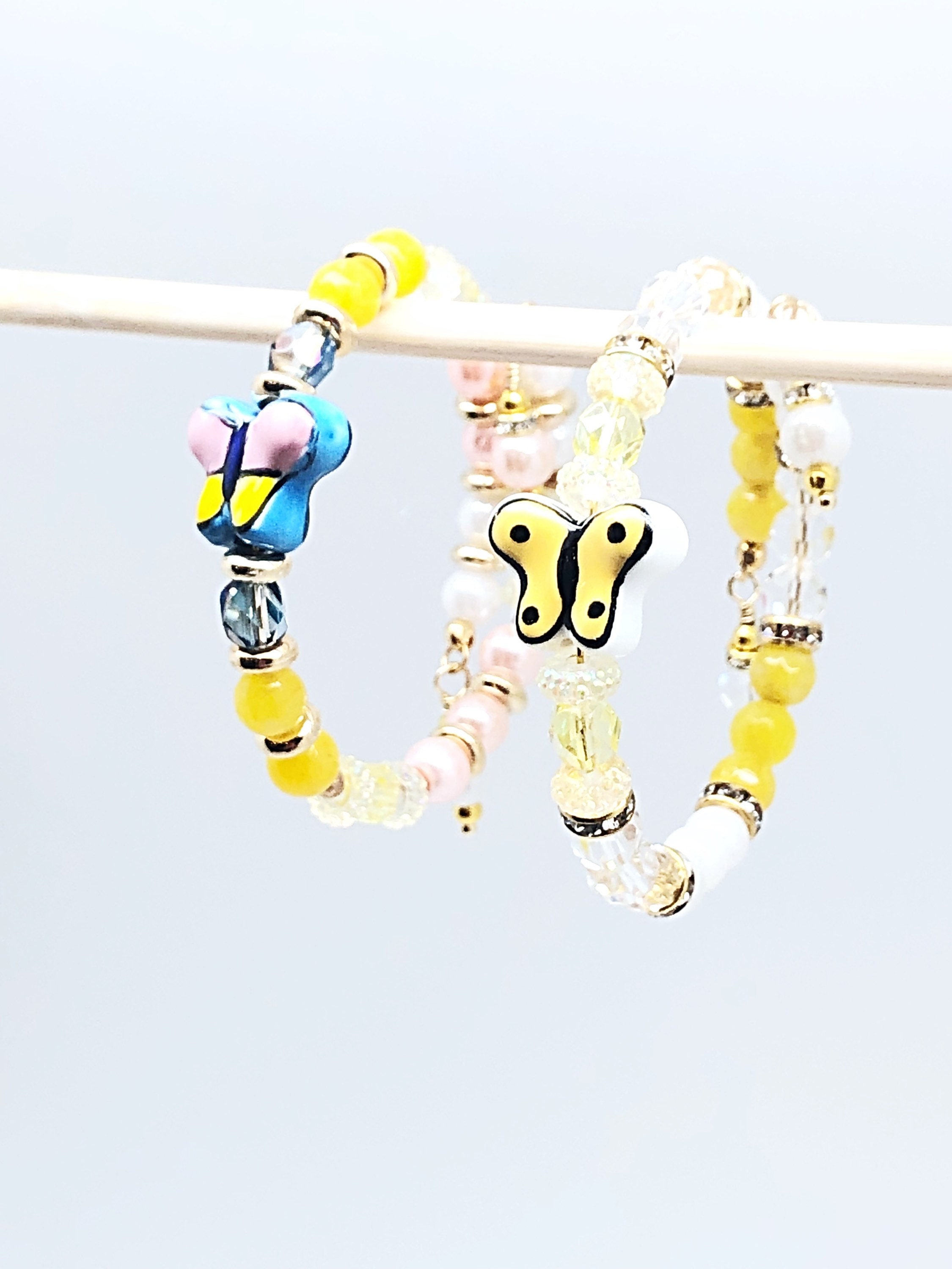 Bracciale Farfalla e Perle S925 - Eleganza Eterea per Donna