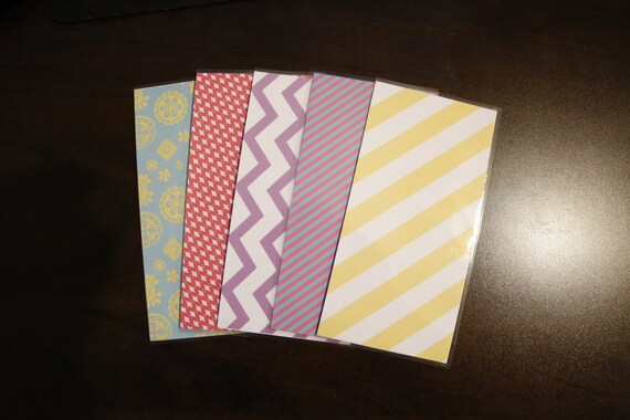Dave Ramsey Cash Budgeting Envelopes 5 Laminated