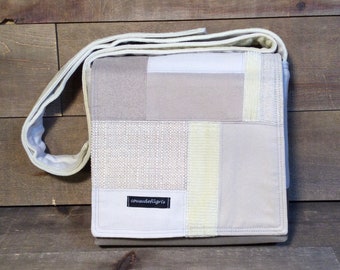 Messenger bag, shoulder bag, crossbody bag, recycled fabrics