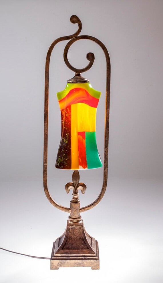 fleur de lis table lamps
