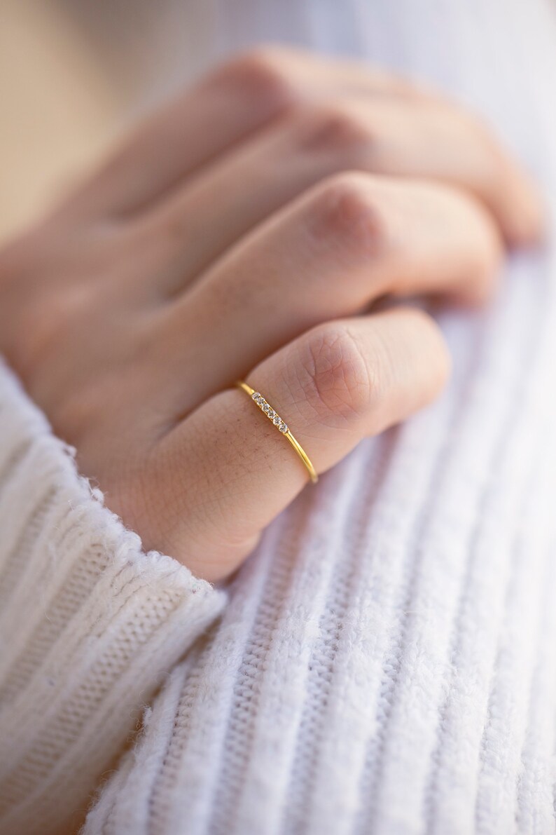 Solid Gold Midi Ringband Ringpinky Ringtoe Ring9k or 14k Etsy