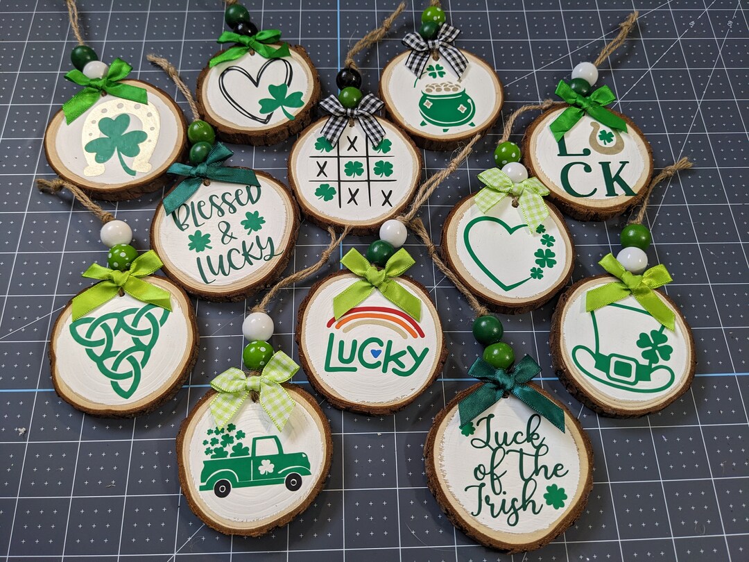 st patricks day ornaments shatterproof