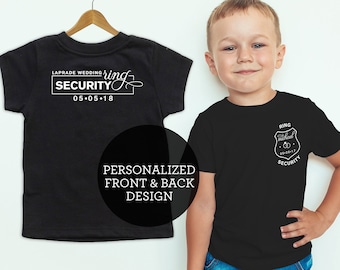 Ring Security Shirt, Ring Bearer Shirt, Boys Bridal Party Gift, Ring Bearer Gift, Ring Bearer Shirt, Ring Secuirty Shirt