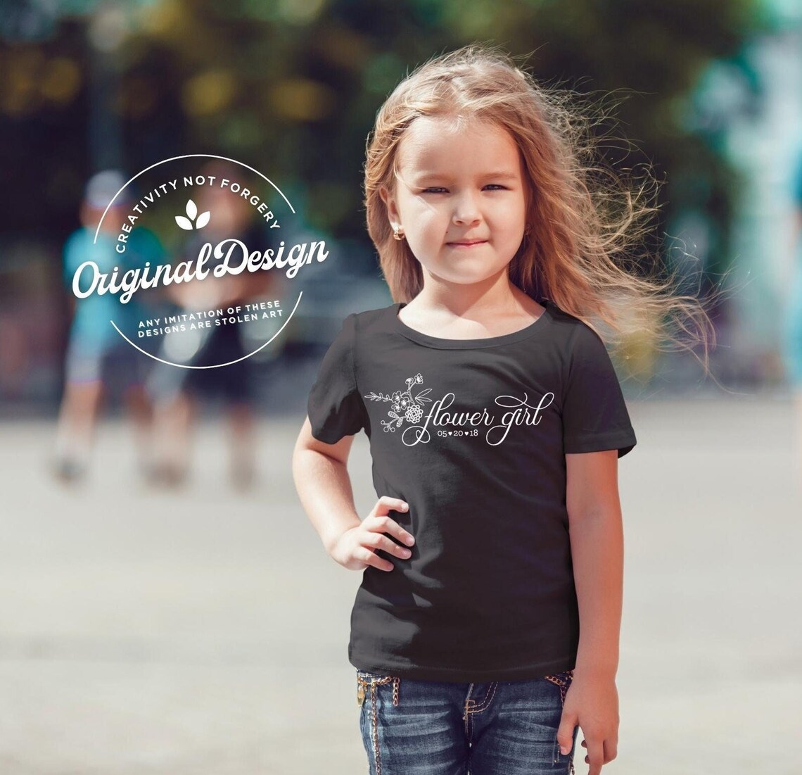 Flower Girl Shirt Custom Flower Girl Shirt Girls Bridal Etsy