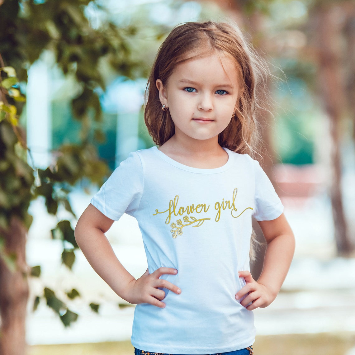 Flower Girl Shirt Custom Flower Girl Shirt Bridal Party Etsy