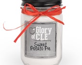 SWEET POTATO PIE - All Natural Soy Candle - 12 oz Jar  - Handmade in Cleveland