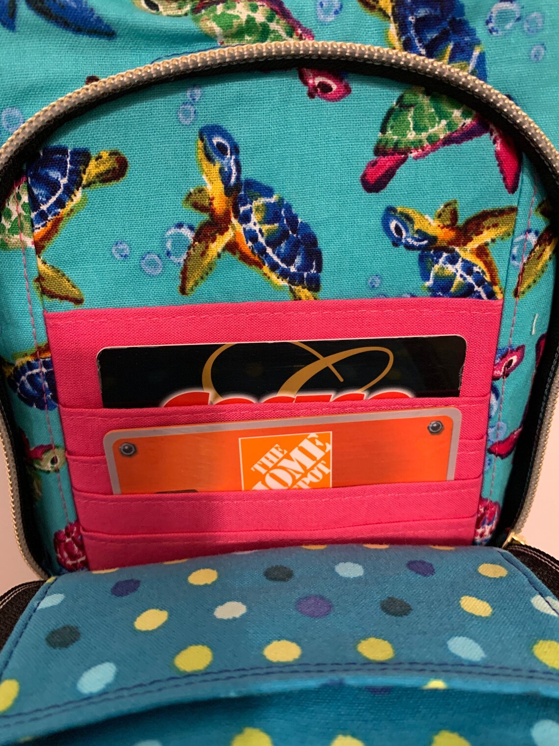 water bottle crossbody in signature canvas