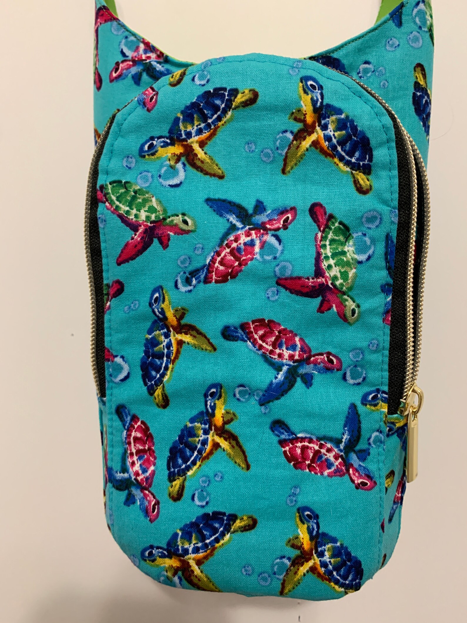 water bottle crossbody in signature canvas