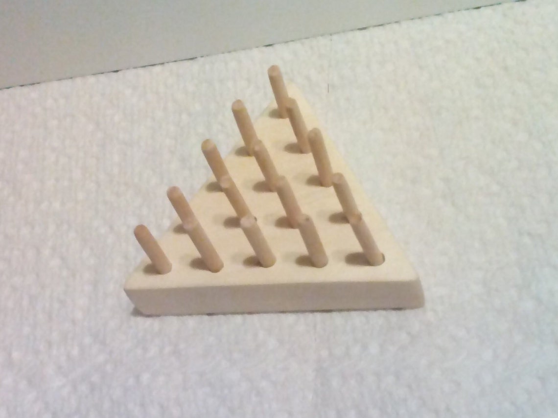 Handmade Wooden Peg Game Regular Size or Mini Etsy