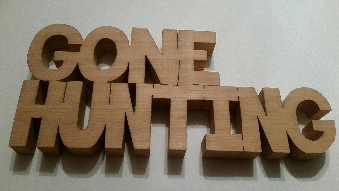 Wooden Free Standing 3D Word Art Etsy