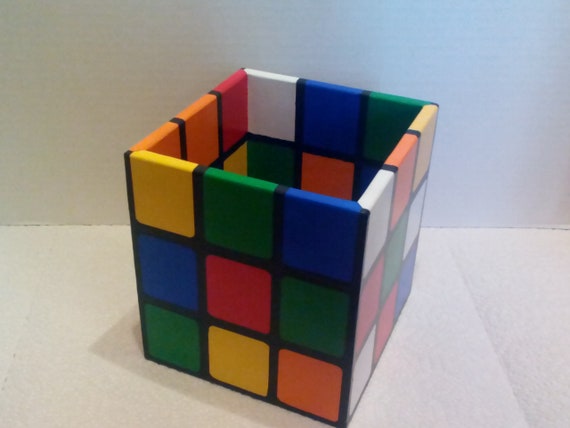 wooden rubix cube