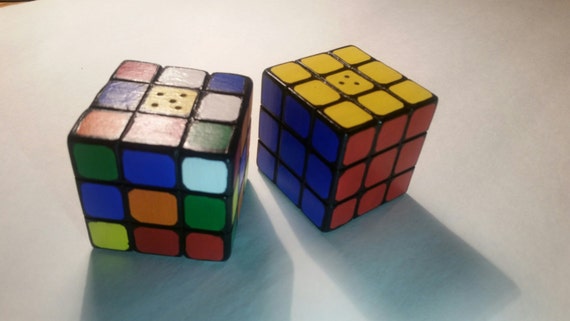 wooden rubik's cube