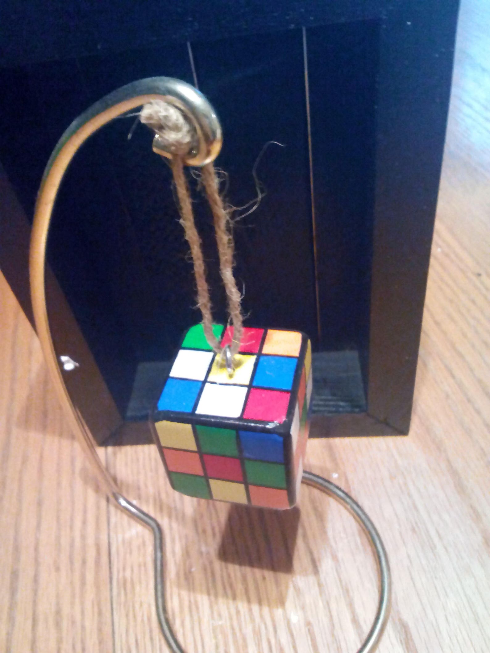 Wooden Square Replica Rubik's Cube or Dice Ornament Etsy