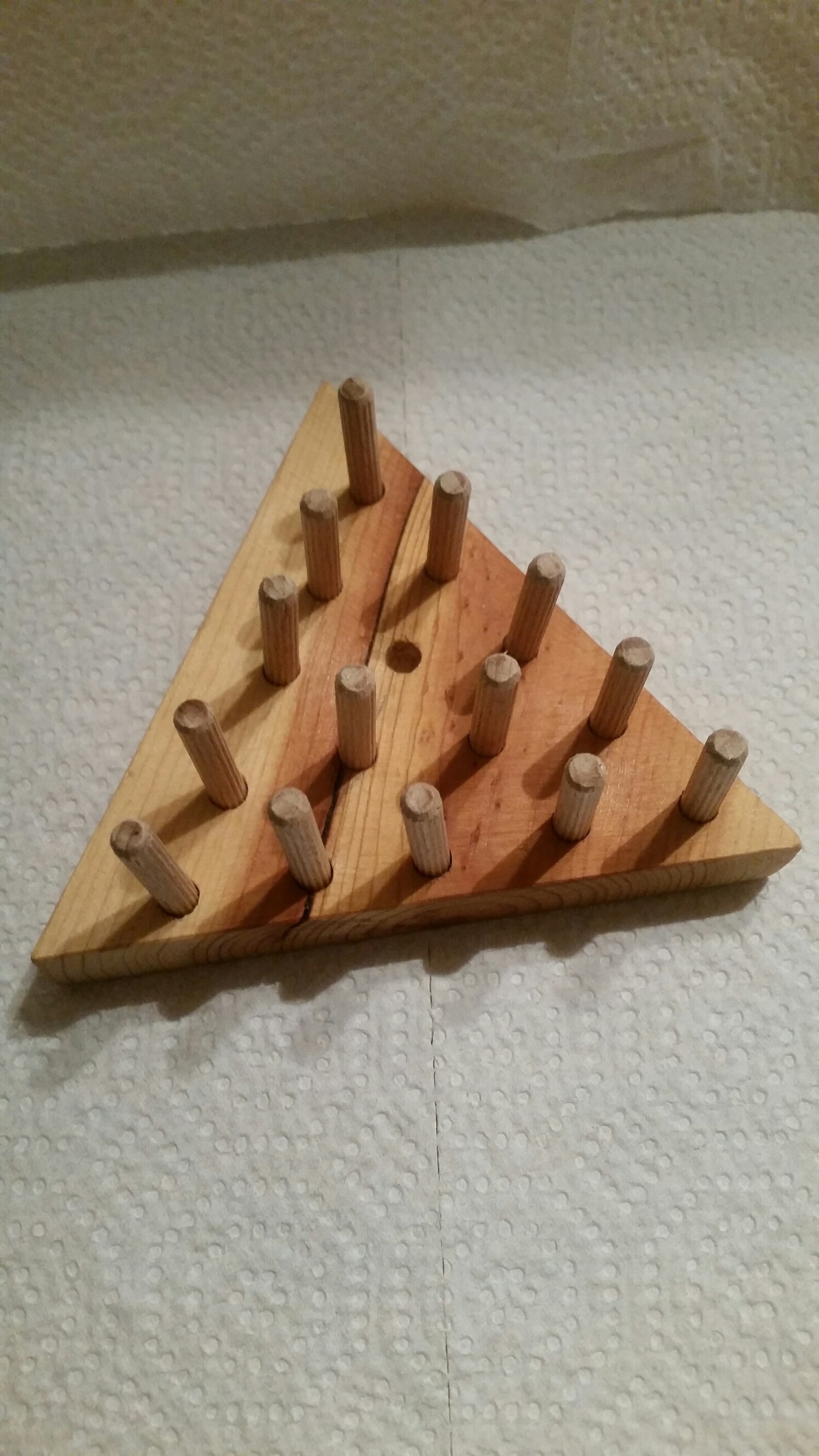 Handmade Wooden Peg Game Regular Size or Mini Etsy