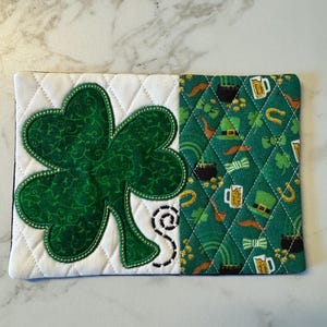 Embroidered St. Patrick's Day Coaster