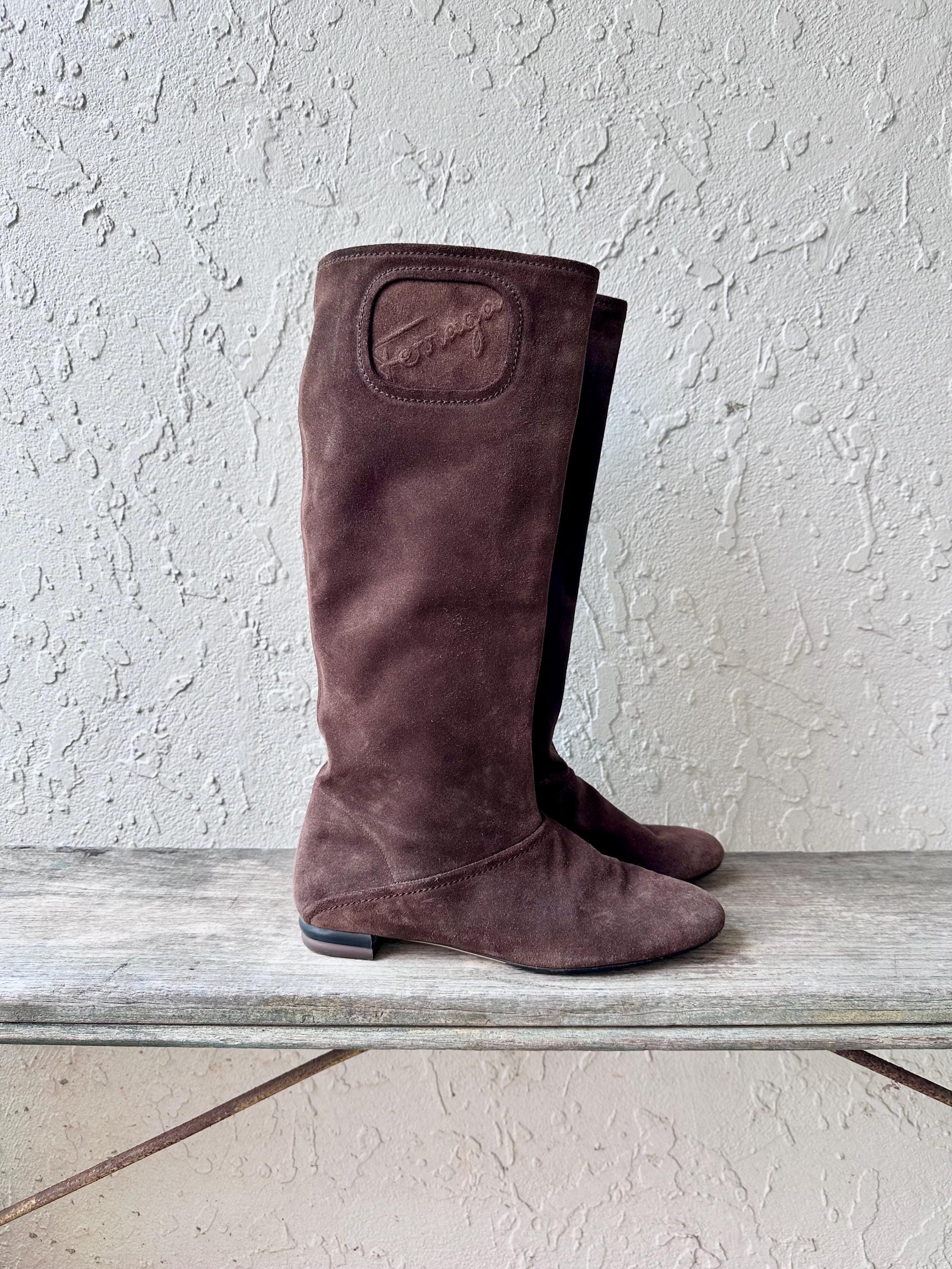Vintage Salvatore Ferragamo Boots - Etsy