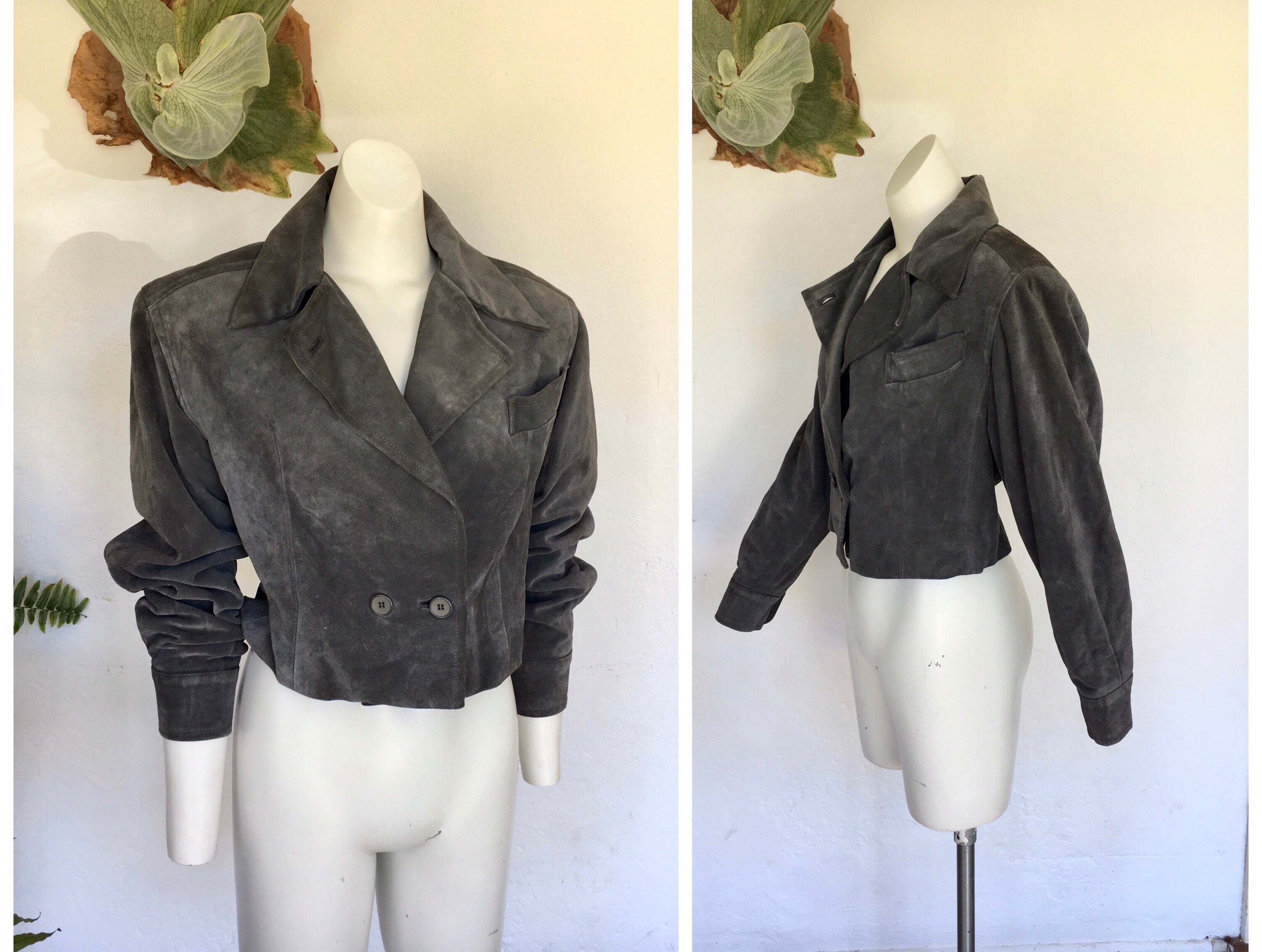 80s DIOR Suede Bomber Jacket Vintage 