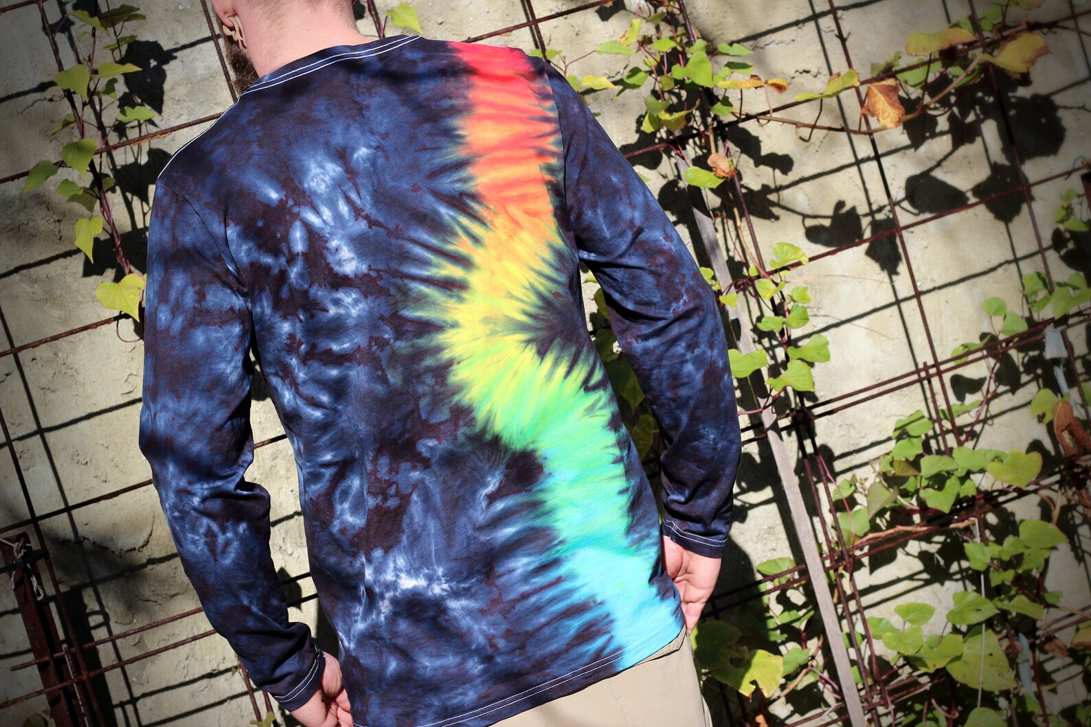mens tie dye tee