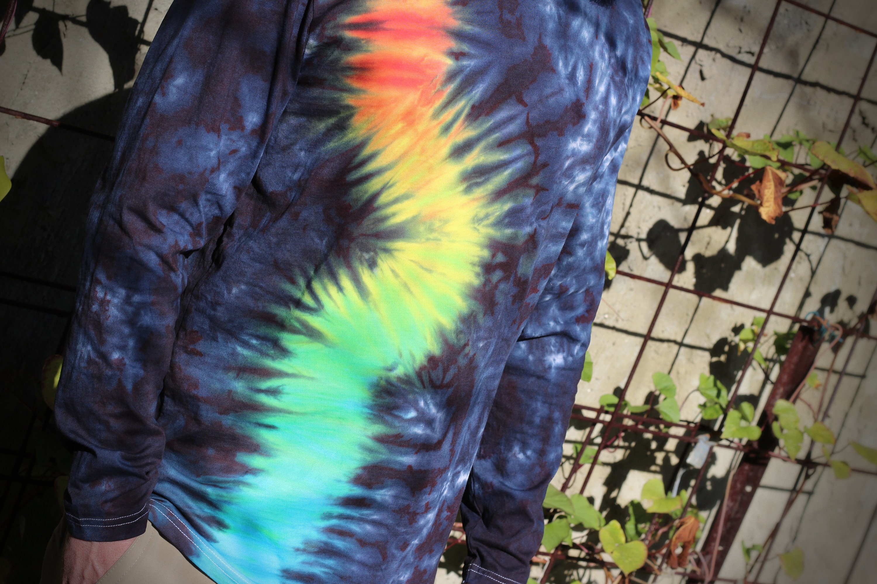 mens tie dye tee