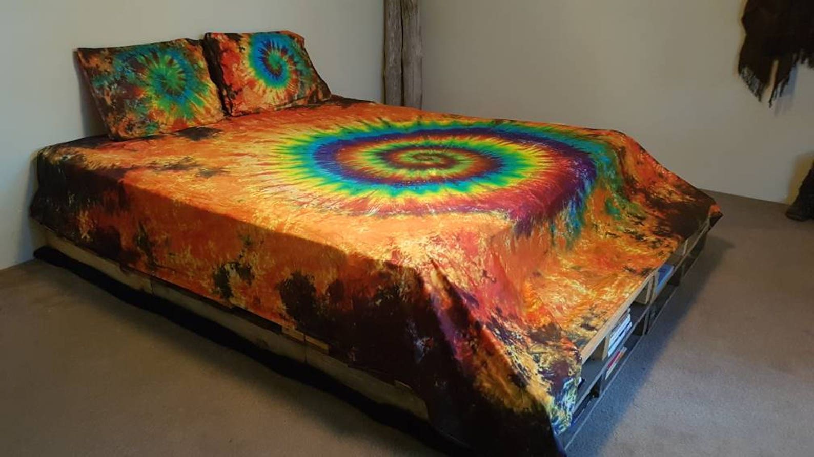 INFERNO Tie dye Bedding Quilt Cover Doona Cover Set Duvet Etsy