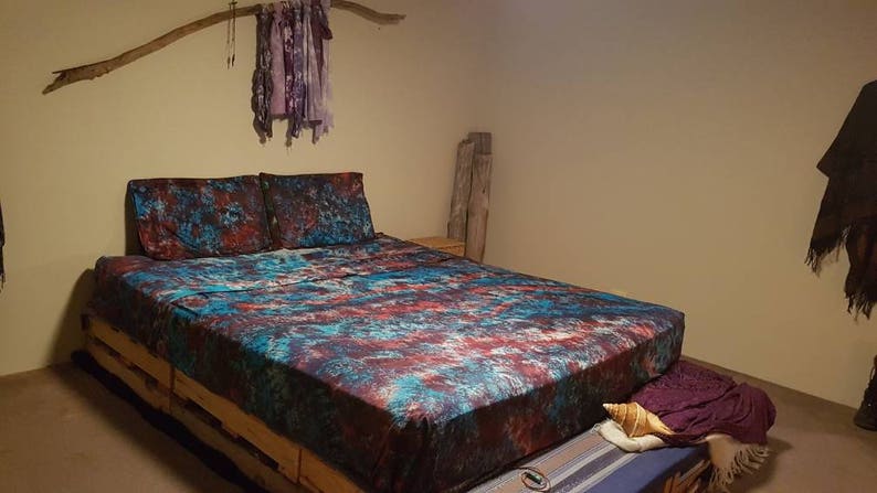Tie Dye Dyed Bedding Doona Cover Set Duvet - Tie Dye Bedding Double Tie Dye Dyed Bedding Doona Cover Set Duvet - Tie Dye Bedding Double