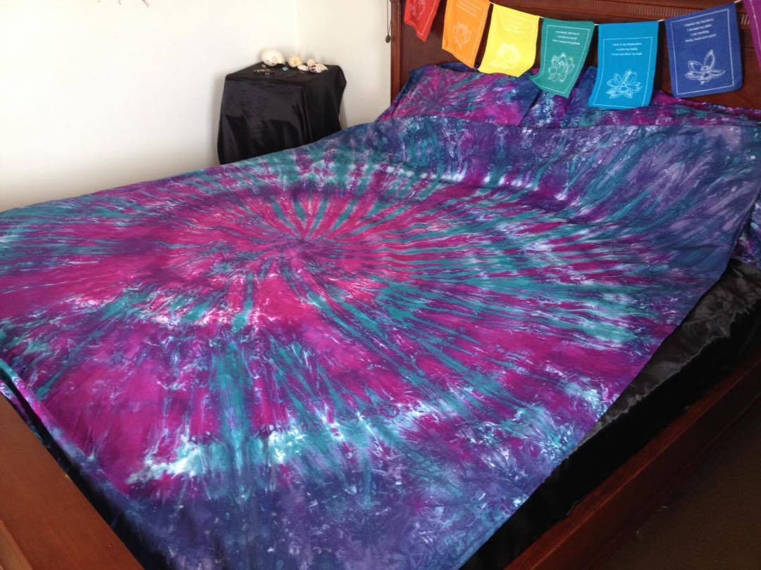 Tie Dye Bedding Doona Cover Set Quilt Cover Set Duvet Cover Etsy