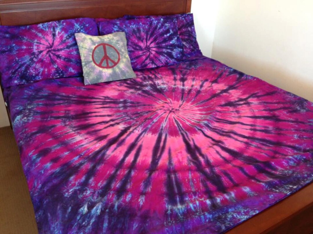 Tie Dye Bedding Doona Cover Set Quilt Cover Set Duvet Cover Etsy Canada