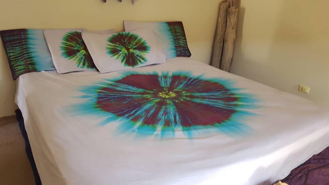 Bohemian Earth Tie Dye Bedding Quilt Cover Set Duvet Cover Etsy Australia
