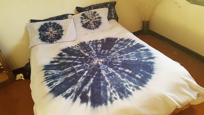 Bohemian Earth Tie Dye Bedding Quilt Cover Duvet Image 0