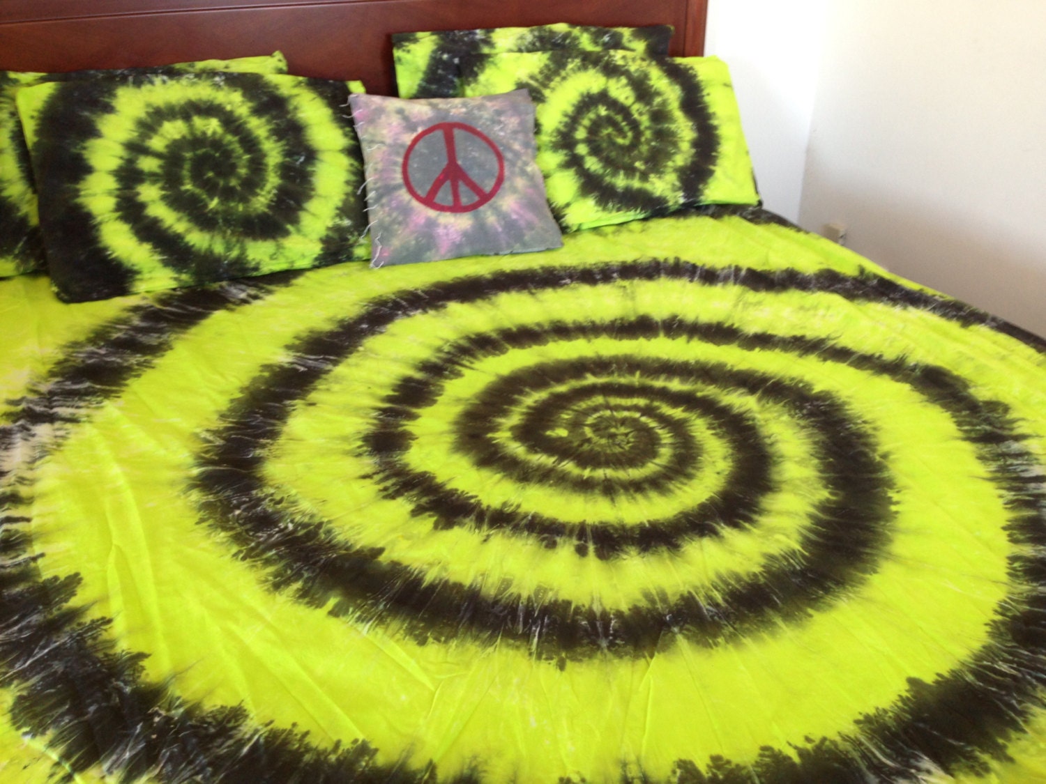 Tie Dye Spiral Tie dye Bedding Duvet Cover Set Quilt Cover Etsy