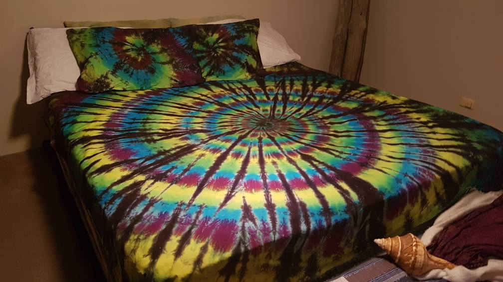 Tie dye Bedding Spiral Doona Cover Duvet Cover 500tc Sheet Etsy