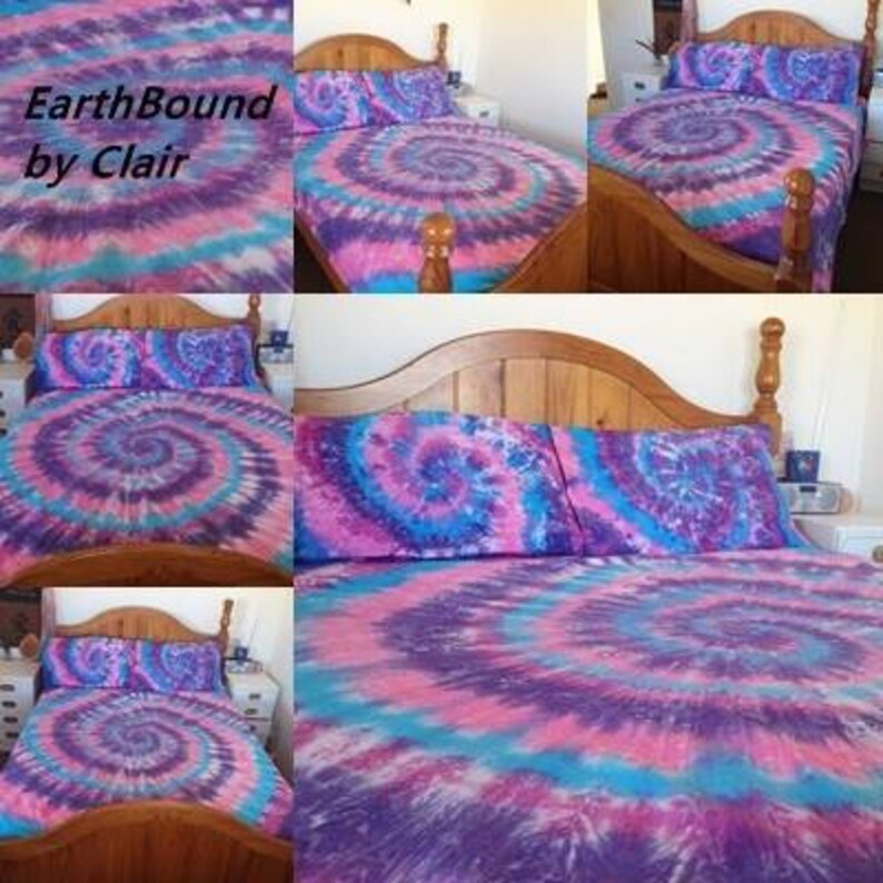 Tie Dye Bedding Doona Cover Set Quilt Cover Set Duvet Cover Etsy
