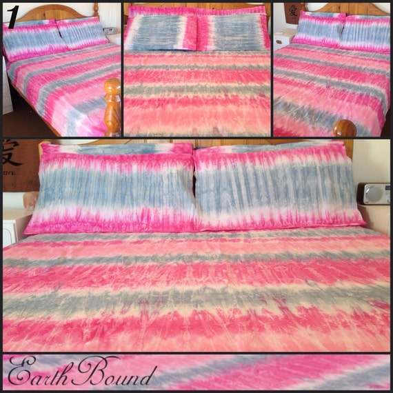 Tie Dye Bedding Duvet Set Doona Cover Set 500tc Sheet Set Etsy