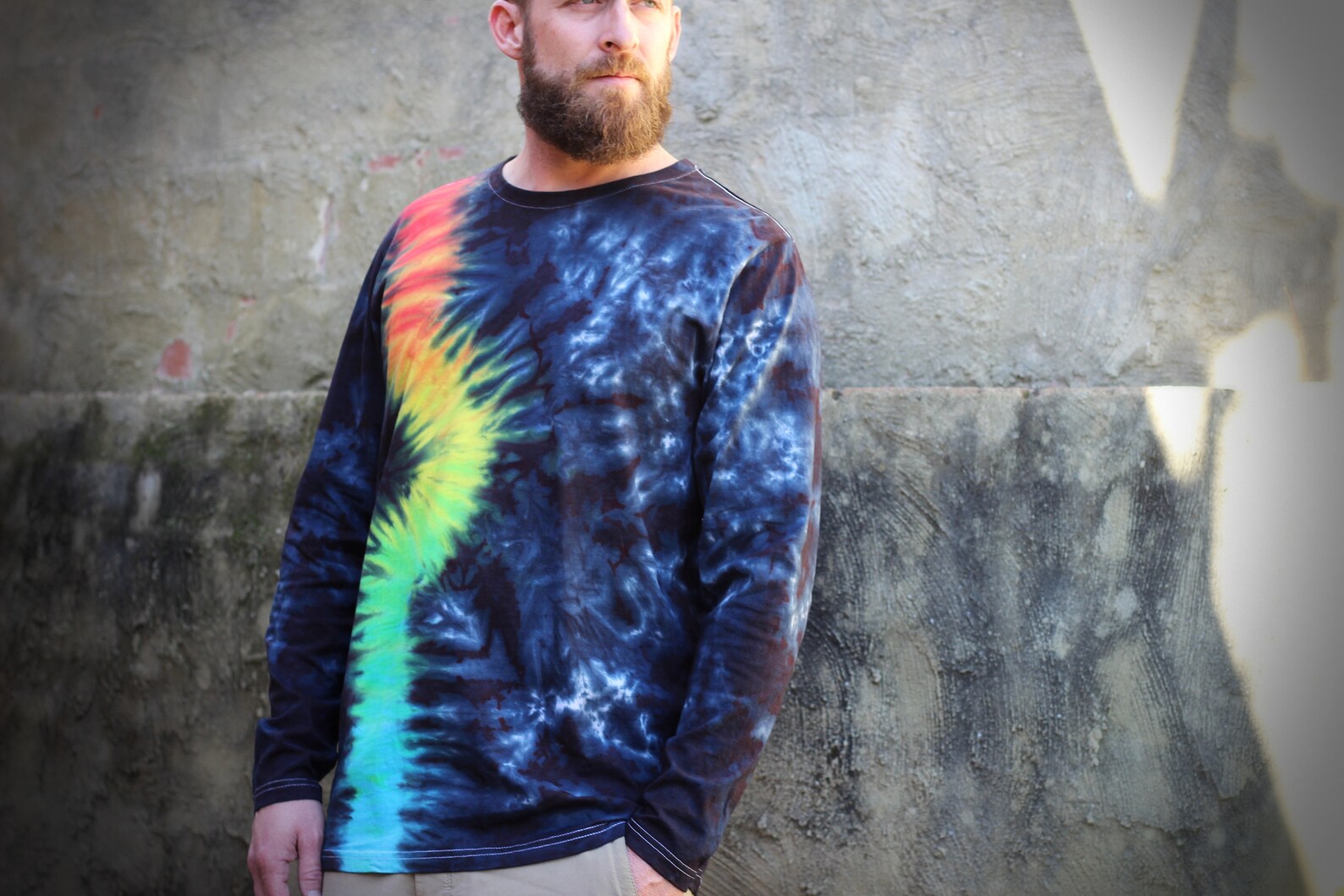 mens tie dye tee