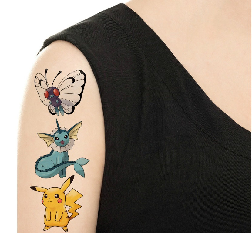 Pikachu Tattoo design by Jake Steele by iamjakesteele on DeviantArt