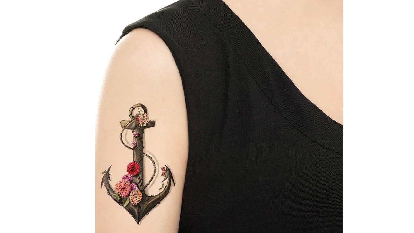 Tatouage temporaire Ancre marine, tattoo classique old school – Tattoo  Sticker - Tattoo Kids